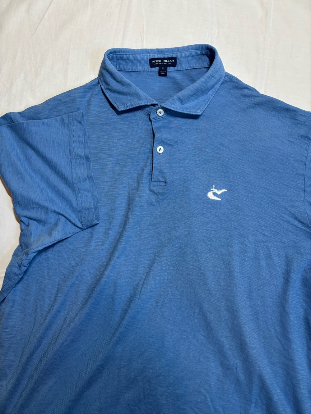 Peter Millar Sky Blue Short Sleeve Polo